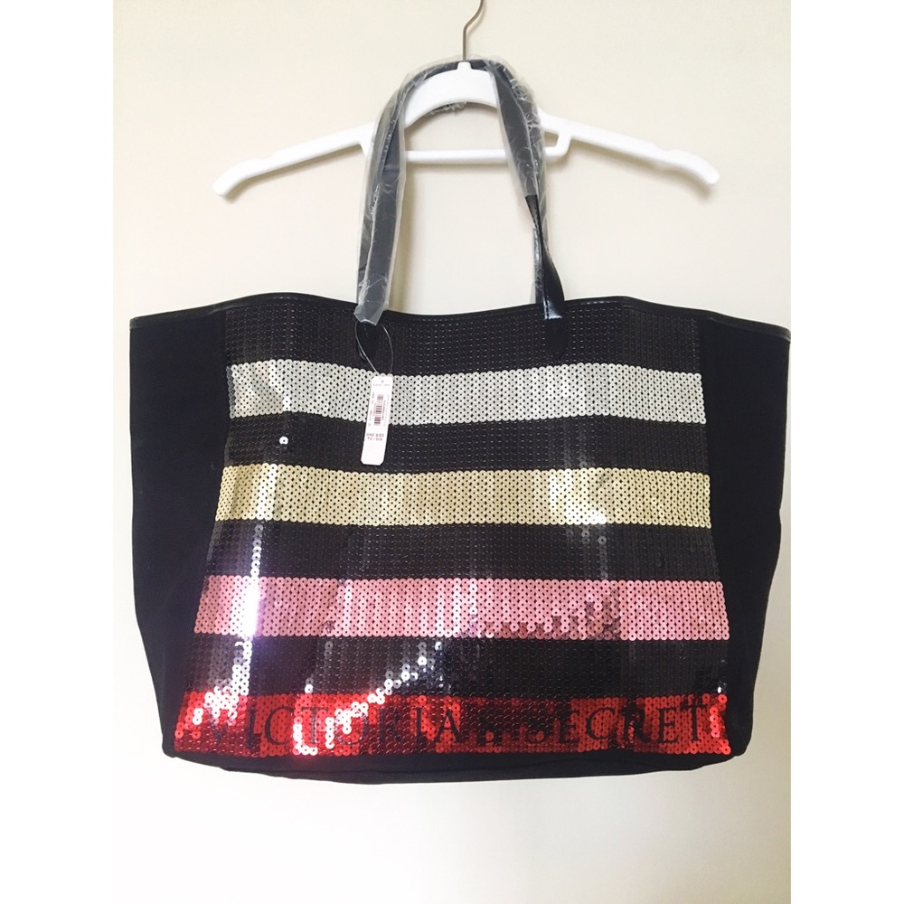 Victoria's Secret Sequin Tote and Wristlet